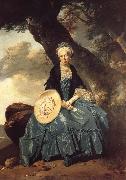 Johann Zoffany Mrs Oswald oil painting
